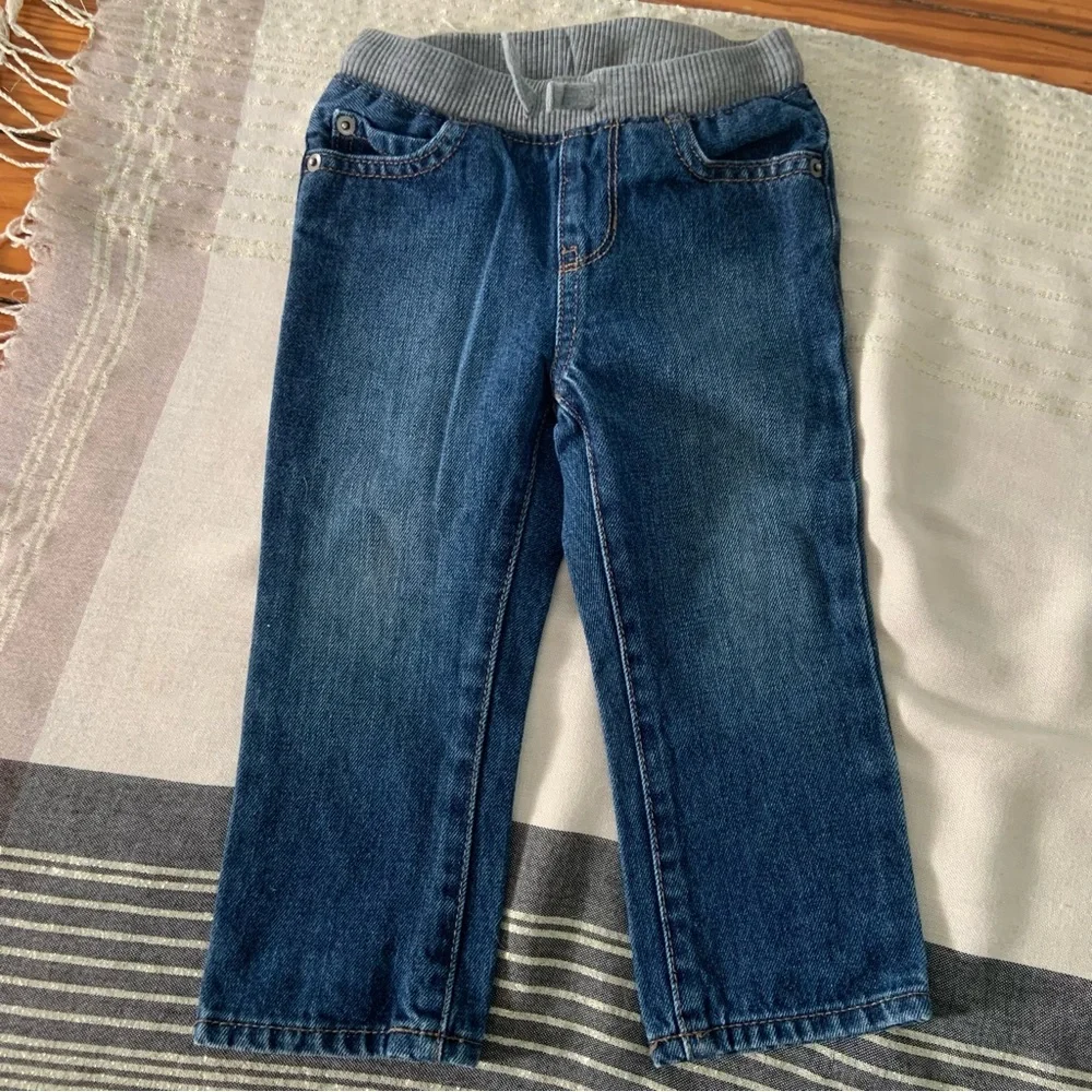 Toddler Boys Khaki Joggers and Jeans Bundle
